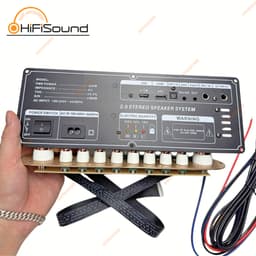 Mạch Loa Kéo Karaoke K10 Plus,K18 2x100W,200W chuyên làm loa karaoke cho bass 16,20,30 Cực Hay 6