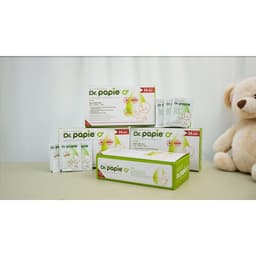 Gạc rơ lưỡi Dr Papie - Hộp 60 gói chính hãng, bảo vệ sức khỏe răng miệng trẻ em. 4