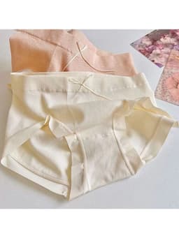 Sét 5 Quần Lót Nữ Cotton Kháng Khuẩn Gân Tăm Không Đường May co dãn 4 chiều 6