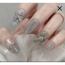 Sét sơn mắt mèo ánh trăng tone bạc từ nhạt đến đậm MILAN set 5 chai tặng kèm bảng màu nailbaoan 6