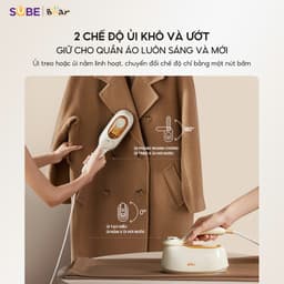 Bàn Ủi Hơi Nước Bear IR-4H15H, Công Suất 1500w - Tay Cầm Xoay 180 Độ, Hàng Chính Hãng 3