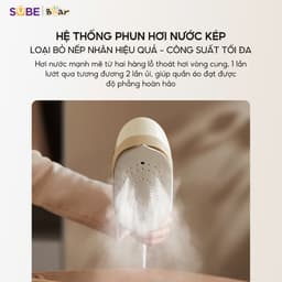Bàn Ủi Hơi Nước Bear IR-4H15H, Công Suất 1500w - Tay Cầm Xoay 180 Độ, Hàng Chính Hãng 8