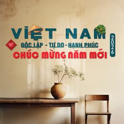 Set decor Chữ Gỗ trang trí tết độc đáo kèm băng dính sẵn, trang trí tết Bính ngọ 2026, decor nhà cửa hàng quán 7