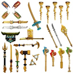 [ Có sẵn ] Đồ chơi lắp ráp phụ kiện Custom Găng thời gian - Trượng rắn - Kiếm moro - Trượng gar 1
