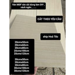 Ván MDF vân sồi 5mm làm vách ngắn đecor, DIY  giá rẻ…… CẮT THEO YÊU CẦU 1