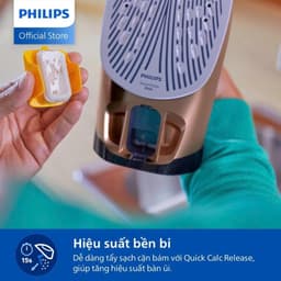 Bàn Ủi Hơi Nước Philips DST7510/80 3200W -  Công Suất Mạnh, Trượt Xả Cặn, Tự Ngắt Khi Quá Nhiệt 5