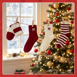 Túi sét 10 đôi )Vớ, Tất Kẻ Cao Cổ ,Thời Trang Nữ mẫu mới hot nhất .Chất liệu cotton  ,Dày dặn thoáng khí ,chống hôi chân 4