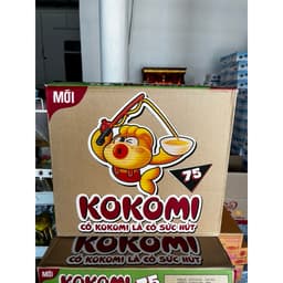 Thùng 30 gói x 75g Mì Tôm Kokomi bò hầm rau thơm 1