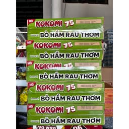 Thùng 30 gói x 75g Mì Tôm Kokomi bò hầm rau thơm 3