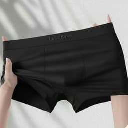 Combo 5 Quần Boxer Nam Cao Cấp – Vải Thun Lạnh, Co Giãn 4 Chiều, Khử Mùi Thoáng Khí, Dễ Giặt Nhanh Khô, Logo In Nổi BO01 2