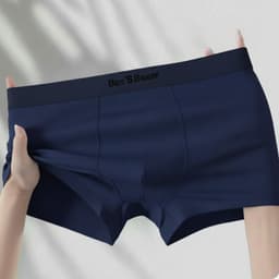 Combo 5 Quần Boxer Nam Cao Cấp – Vải Thun Lạnh, Co Giãn 4 Chiều, Khử Mùi Thoáng Khí, Dễ Giặt Nhanh Khô, Logo In Nổi BO01 3