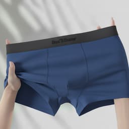 Combo 5 Quần Boxer Nam Cao Cấp – Vải Thun Lạnh, Co Giãn 4 Chiều, Khử Mùi Thoáng Khí, Dễ Giặt Nhanh Khô, Logo In Nổi BO01 5