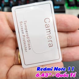[Ảnh Thật] Kính CL Chống Trầy Camera Xia0mi Redmi Note 11/ Note 11S/ Note 11 PRO Quốc Tế Cường Lực 2.5D 3