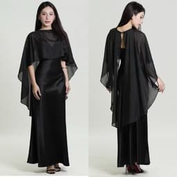 Đầm lụa kèm khăn voan kem cuốn hút, gợi cảm Xukadress sang chảnh cho nữ đi tiệc đi chơi 9