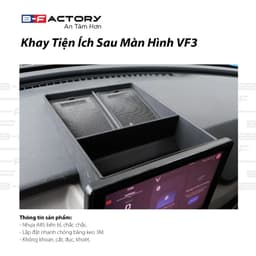Khay tiện ích sau màn hình VF3 Nhựa ABS Bền Bỉ Chắc Chắn Lắp Đặt Dễ Dàng Bằng Keo 3M Ship Hảo Tốc Quanh Hà Nội 3