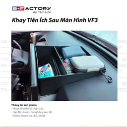 Khay tiện ích sau màn hình VF3 Nhựa ABS Bền Bỉ Chắc Chắn Lắp Đặt Dễ Dàng Bằng Keo 3M Ship Hảo Tốc Quanh Hà Nội 5