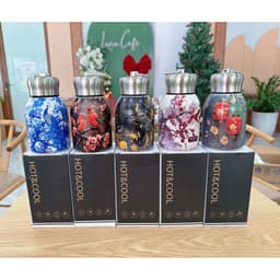 Bình Giữ Nhiệt  Cafe 300Ml Inox 316 Họa Tiết Cao Cấp Giữ Nhiệt Lâu, Nhỏ Gọn Tiện Lợi Cho Dân Văn Phòng SmarthomeX-VN 1
