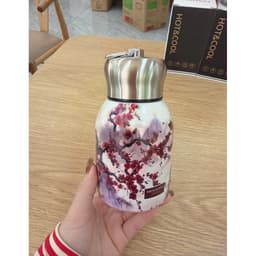 Bình Giữ Nhiệt  Cafe 300Ml Inox 316 Họa Tiết Cao Cấp Giữ Nhiệt Lâu, Nhỏ Gọn Tiện Lợi Cho Dân Văn Phòng SmarthomeX-VN 5