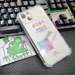 [Ảnh Thật] Ốp Lưng iPhone 13 6.1" Dẻo Trong Chống Sốc 4 Góc 2