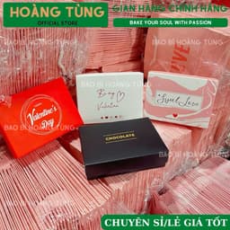 [2026] COMBO 5 Set Hộp Kèm Túi Đựng Socola Valentine 9 viên, 6 viên (Kèm túi giấy) 4