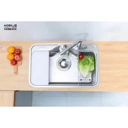 CHẬU RỬA BÁT 1 HỐ NOBINOX ROSA NN975D 2