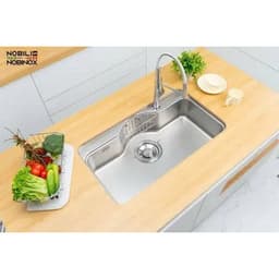 CHẬU RỬA BÁT 1 HỐ NOBINOX ROSA NN995D 4