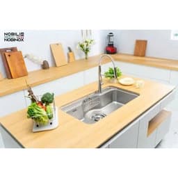 CHẬU RỬA BÁT 1 HỐ NOBINOX ROSA NN995D 5