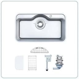 CHẬU RỬA BÁT 1 HỐ NOBINOX ROSA NN995D 2