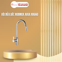 VÒI RỬA BÁT DÂY RÚT NOBINOX AQUA NX660 1