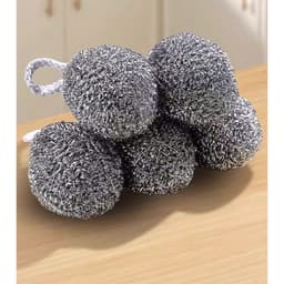 Sét 5, 10 cọ xong nồi tròn tròn cọ siêu sạch. 3