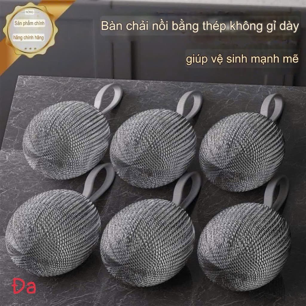 Sét 5, 10 cọ xong nồi tròn tròn cọ siêu sạch.