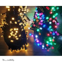 COMBO 2 Bộ Đèn Nháy Kim Cương 40M, Dây Led 4 Lõi Đồng, 8 Chế Độ Nháy Trang Trí Tiểu Cảnh Noel, Tết 3