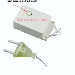 Dây Đèn Kim Cương 100Mét Led V8 Chống Nước IP65, 8 Chế Độ Nháy Trang Trí Không Gian Rộng 4