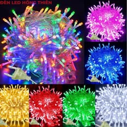 Dây Đèn Kim Cương 100Mét Led V8 Chống Nước IP65, 8 Chế Độ Nháy Trang Trí Không Gian Rộng 3