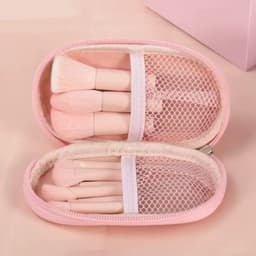 Bộ Cọ 10 Món Trang Điểm Makeup Mini   Hồng siêu xinh kèm túi đựng (T1) 3