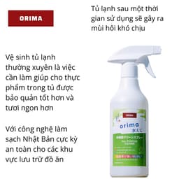 Xịt Vệ Sinh Tủ Lạnh Đa Năng ORIMA 500ml – Khử Mùi, Tẩy Sạch Mảng Bám, Diệt Khuẩn 5