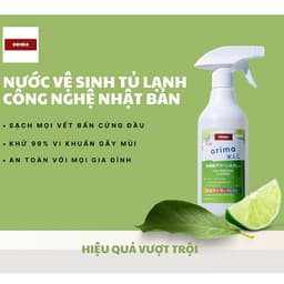 Xịt Vệ Sinh Tủ Lạnh Đa Năng ORIMA 500ml – Khử Mùi, Tẩy Sạch Mảng Bám, Diệt Khuẩn 4