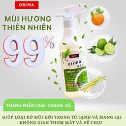 Xịt Vệ Sinh Tủ Lạnh Đa Năng ORIMA 500ml – Khử Mùi, Tẩy Sạch Mảng Bám, Diệt Khuẩn 9