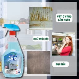 Xịt Vệ Sinh Tủ Lạnh Đa Năng TANET SR15 500ml – Khử Mùi, Tẩy Sạch Mảng Bám, Diệt Khuẩn 4