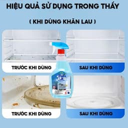 Xịt Vệ Sinh Tủ Lạnh Đa Năng TANET SR15 500ml – Khử Mùi, Tẩy Sạch Mảng Bám, Diệt Khuẩn 2
