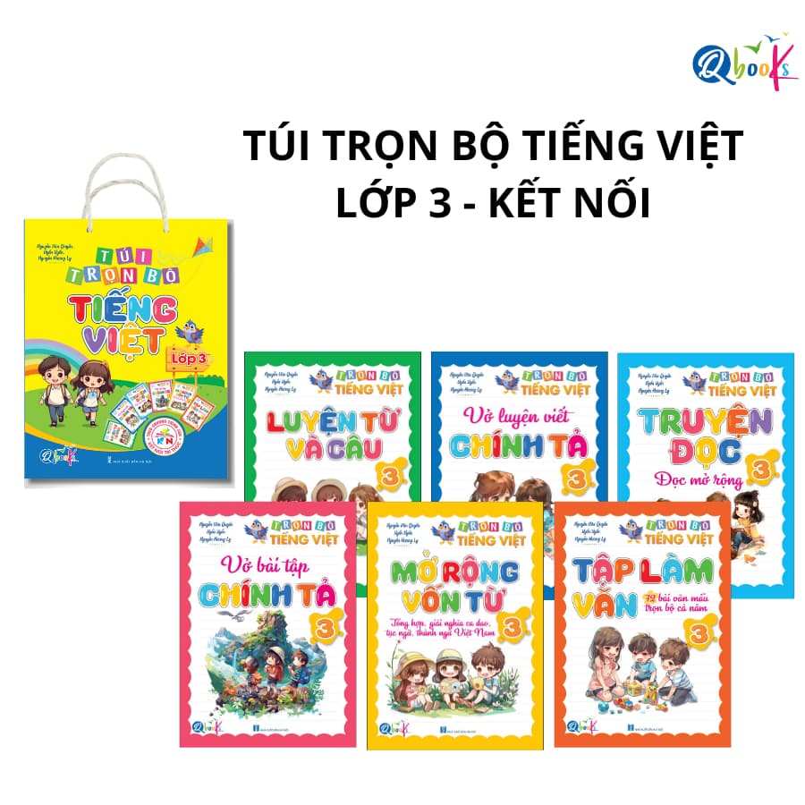 Sách - Túi Trọn Bộ Học Chuyên Sâu Học Đâu Chắc Đấy - Tiếng Việt Lớp 3 - Cả năm (6 Cuốn)