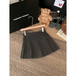 Chân Váy Dạ Xếp Ly Ngắn, Thiết Kế Cạp Cao, Có Lớp Quần Trong Phong Cách Trẻ Trung M6802 5