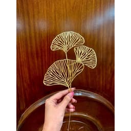 SỈ RẺ NHẤT - 50-20-10 CÀNH LÁ ĐỒNG TRANG TRÍ CAO CẤP – TONE VÀNG SANG TRỌNG 4