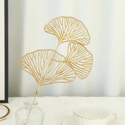 SỈ RẺ NHẤT - 50-20-10 CÀNH LÁ ĐỒNG TRANG TRÍ CAO CẤP – TONE VÀNG SANG TRỌNG 6
