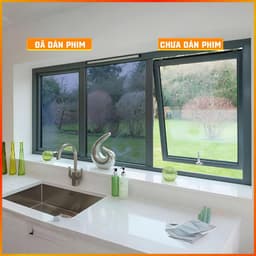 Phim cách nhiệt cửa kính, Film dán chống nắng cửa kính, cửa sổ giúp giảm nắng, chống nhìn trộm 5