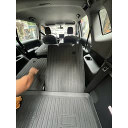 Lót cốp ô tô + lót lưng ghế xe Vinfast Limo Green/ MPV7 chất liệu nhựa dẻo ko mùi- 3 tấm 4