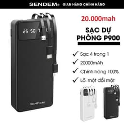 Pin Dự Phòng Sạc SENDEM P900 20.000mah/ P700 10.000mah 1