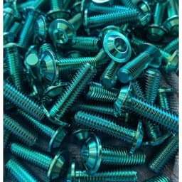 (Mua từ 2) Ốc titan 8li25 dủ MỎNG dẹp gắn đĩa tất cả dòng xe cực sáng đẹp 5