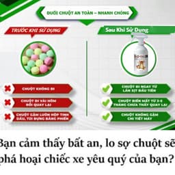 Xịt Đuổi Chuột Thảo Mộc SAMURAI CARE 350ml –  An Toàn, Đuổi Chuột Hiệu Quả Không Độc Hại 4