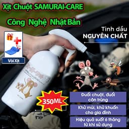 Xịt Đuổi Chuột Thảo Mộc SAMURAI CARE 350ml –  An Toàn, Đuổi Chuột Hiệu Quả Không Độc Hại 6
